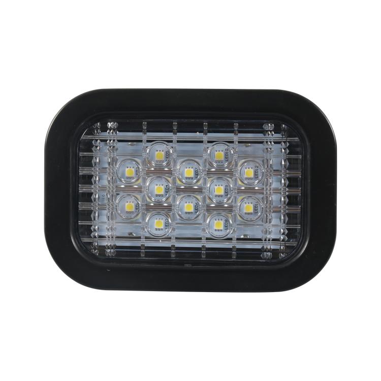Trailer / RV / Truck 12LEDs Rectangle Tail Light with Plug(White Light ...