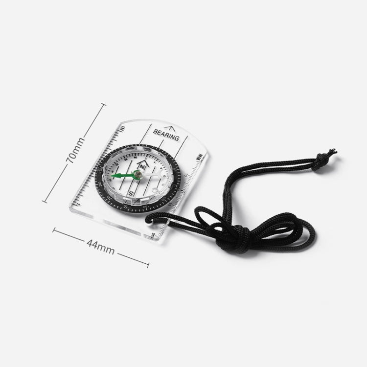 Compas Ruler And Map 2 in 1 Compass With Map Measuring Ruler Outdoor Multifunctional Compas ...