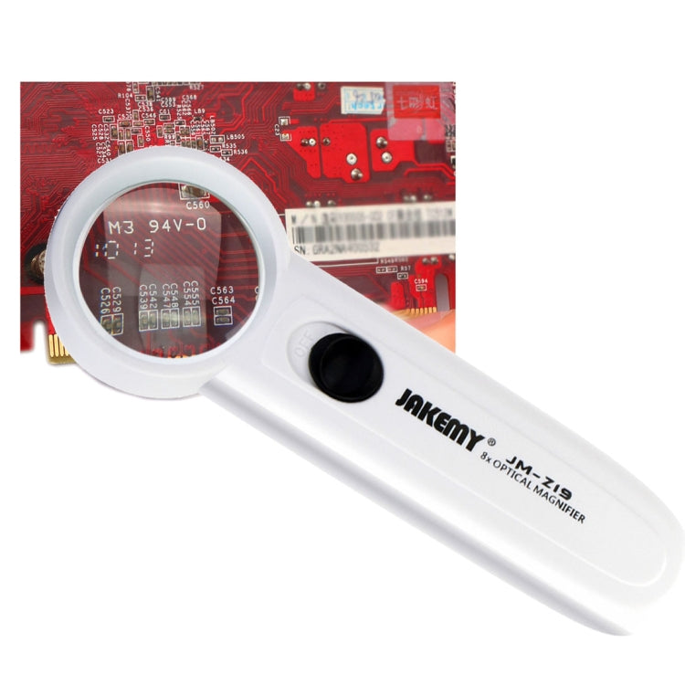 JAKEMY JM-Z19 Portable 8X Optical Magnifier with LED Light – GarSupply